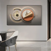 luxury large wall clock mechanism creative nordic electronic wall clock silent living room furniture horloge murale home decor