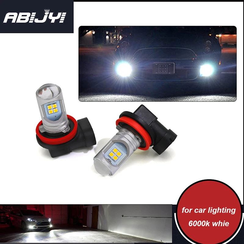 

Светодиодные противотуманные фары Canbus для Audi A3 A4 B5 B6 B7 B8 A6 C5 A5 A8 TT Q3 Q5 Q7 Sline Quattro H8 H11 H16 IP65 6000K