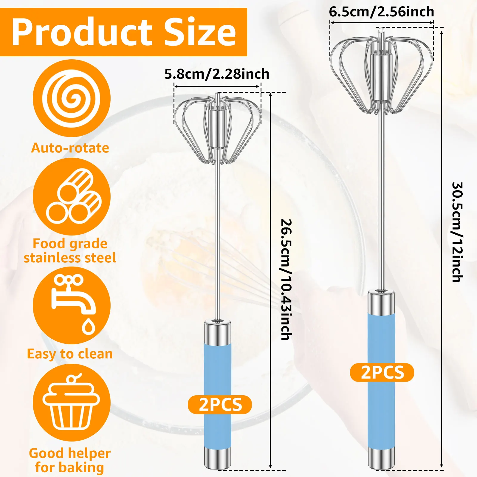 4 шт. венчик для взбивания яиц нержавеющая сталь