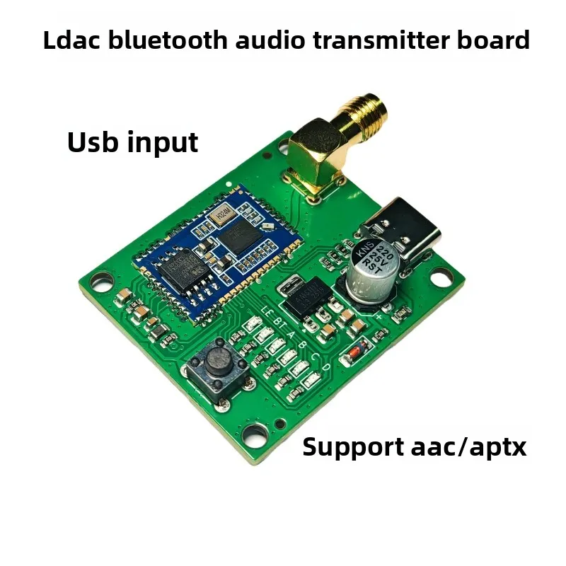 Фото USB-аудиокарта Ldac AAC APTX, модуль цифрового аудиопередатчика Bluetooth без потерь QCC5181 №3
