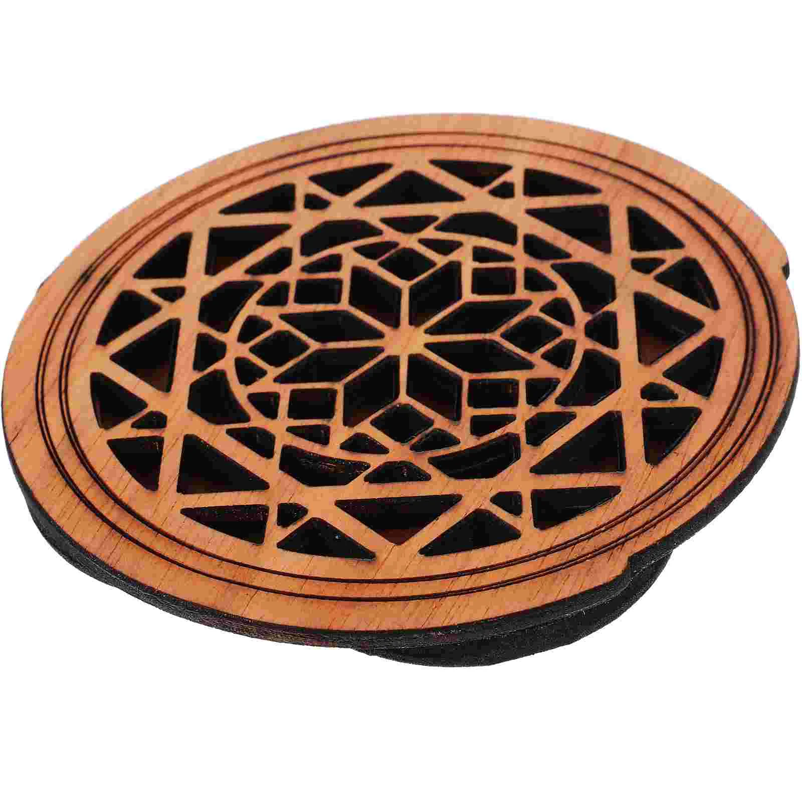 

Guitar Soundhole Cover Resonator Covers Screens Parts Screen Sound Hole Wooden Feedback Buffer Accessories