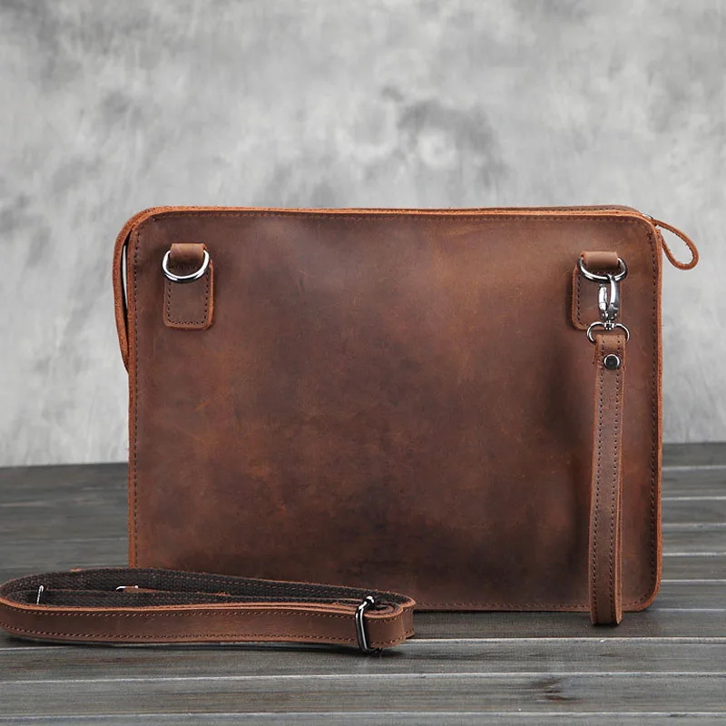 

Мужская сумка-конверт из воловьей кожи, для iPad