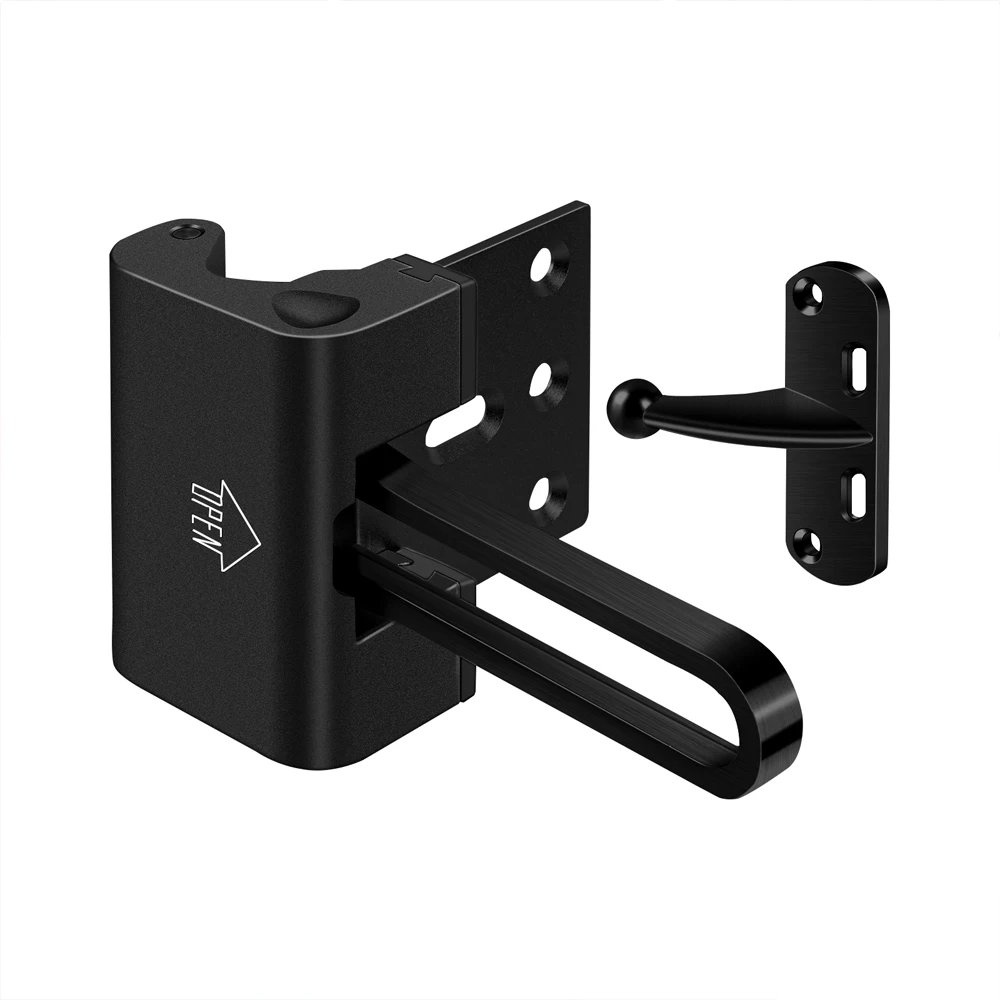 

Home Security Door Lock Latch Swing Bar Guard for Front Inside Childproof Hasp Latch Lock Zinc Night Hotel Security 800lbs
