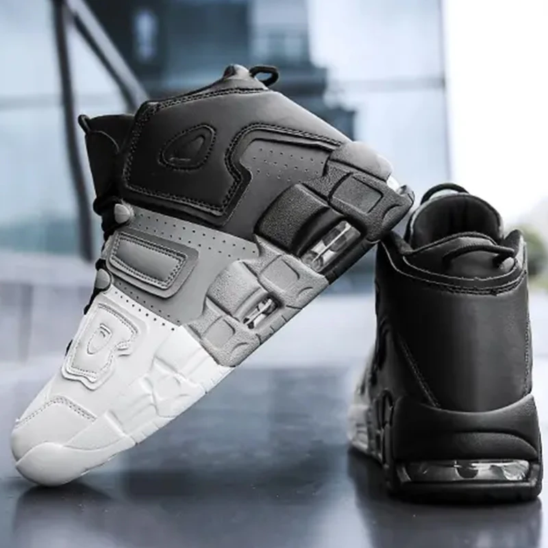 NEW Men Shoes Casual Sneakers High Top Air Basketball Tennis Lace-Up Male Student Teens Light Breathable Running Lovers shoes