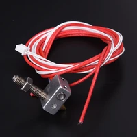 2022 diy nozzle mk8 extruder throat heater 1 75mm0 4mm extruder heater block for anet a2 a8 3d printer parts universal