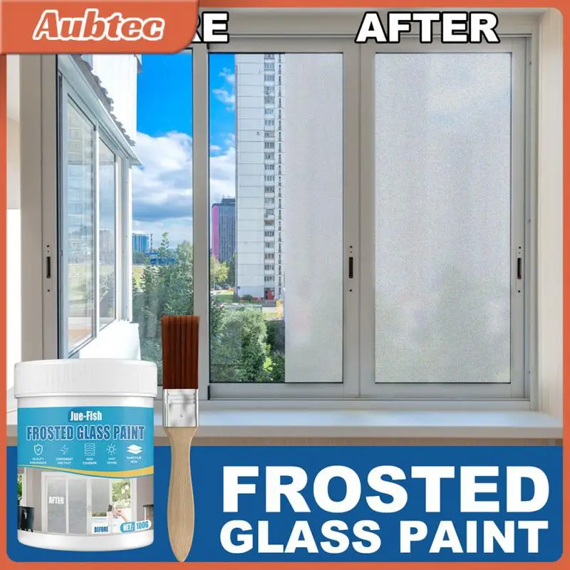 

Privacy Covering Shading Frosted Glass Paint Moisture Proof. Sun Blocking Glass Decoration Door And Window Household Universal