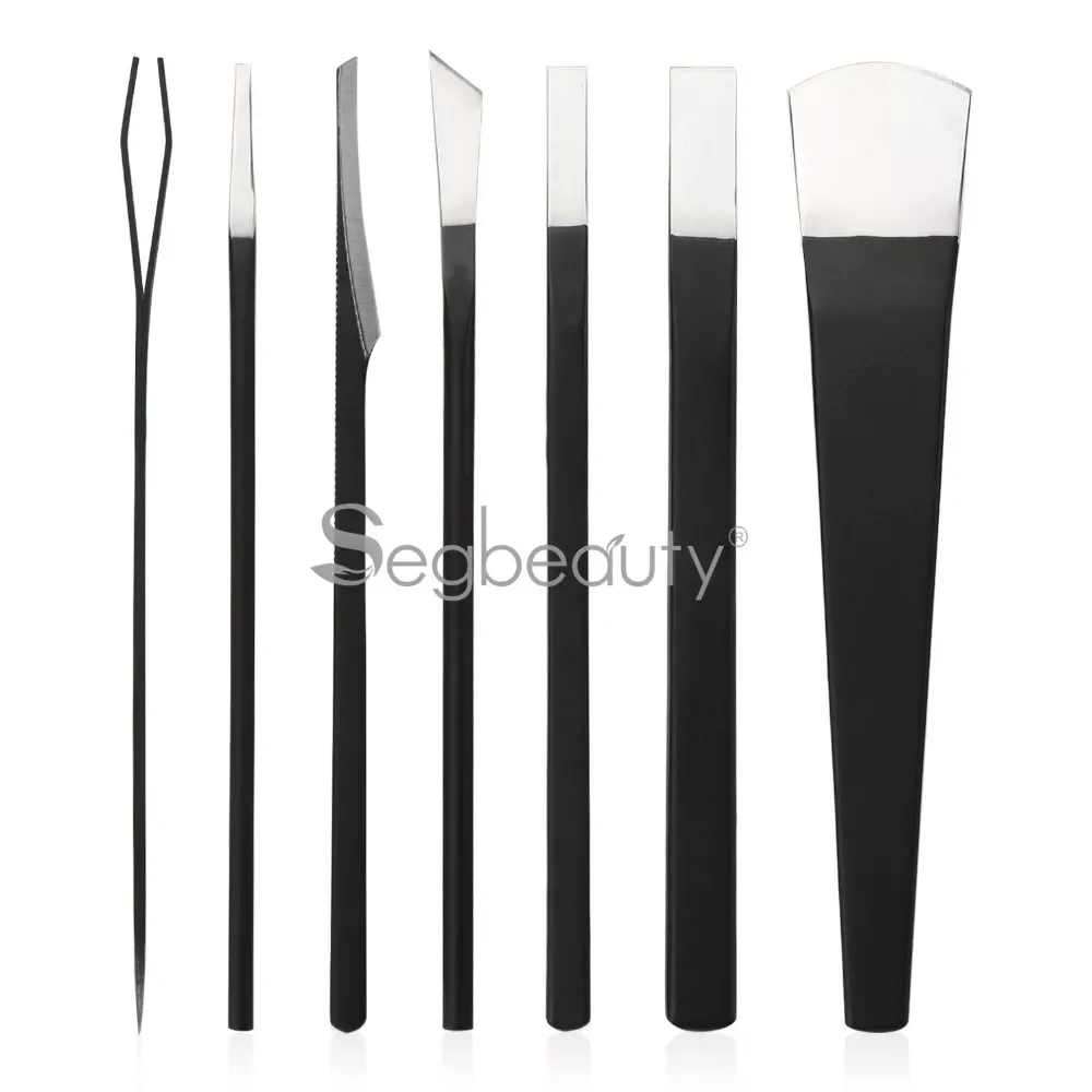 

NEW2023 Pedicure Knife 7pcs Professional Pedicure Nail Knife Set with Storage Bag High Manganese Steel Toenail Knives Cuticl