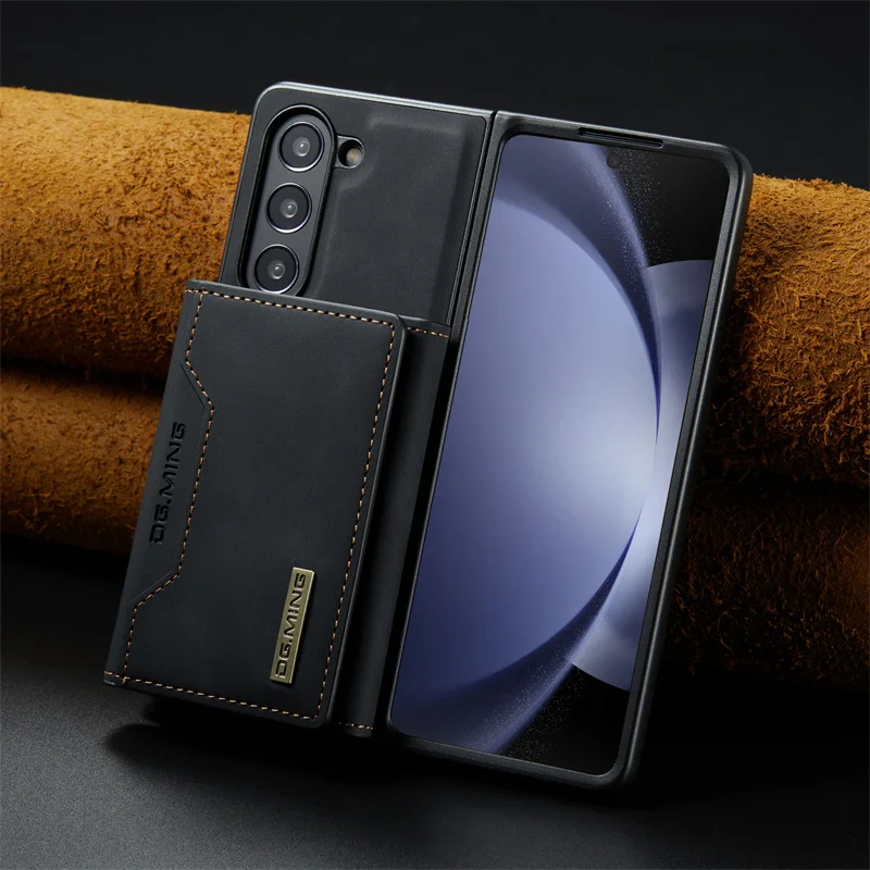 New Fashion business leather card drop-proof mobile phone case for Samsung GalaxyZ Fold5 Z Fold4 Fold3