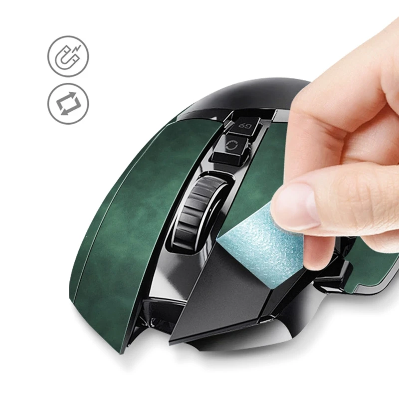 

Handmade Non Slip Sweat Resistant Mouse Skin Skates for logitech G102 Mouse Self Adhesive Design Anti-Slip Grip Tape