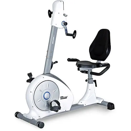 

Exercise Dual Motion Recumbent Exercise Bike in White
