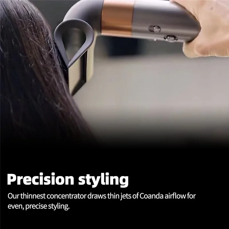 Фото A39M прецизионная насадка для укладки + цилиндрическая расческа для Dyson Airwrap HS05 HS01 насадка для щипцов для сушки и укладки №2