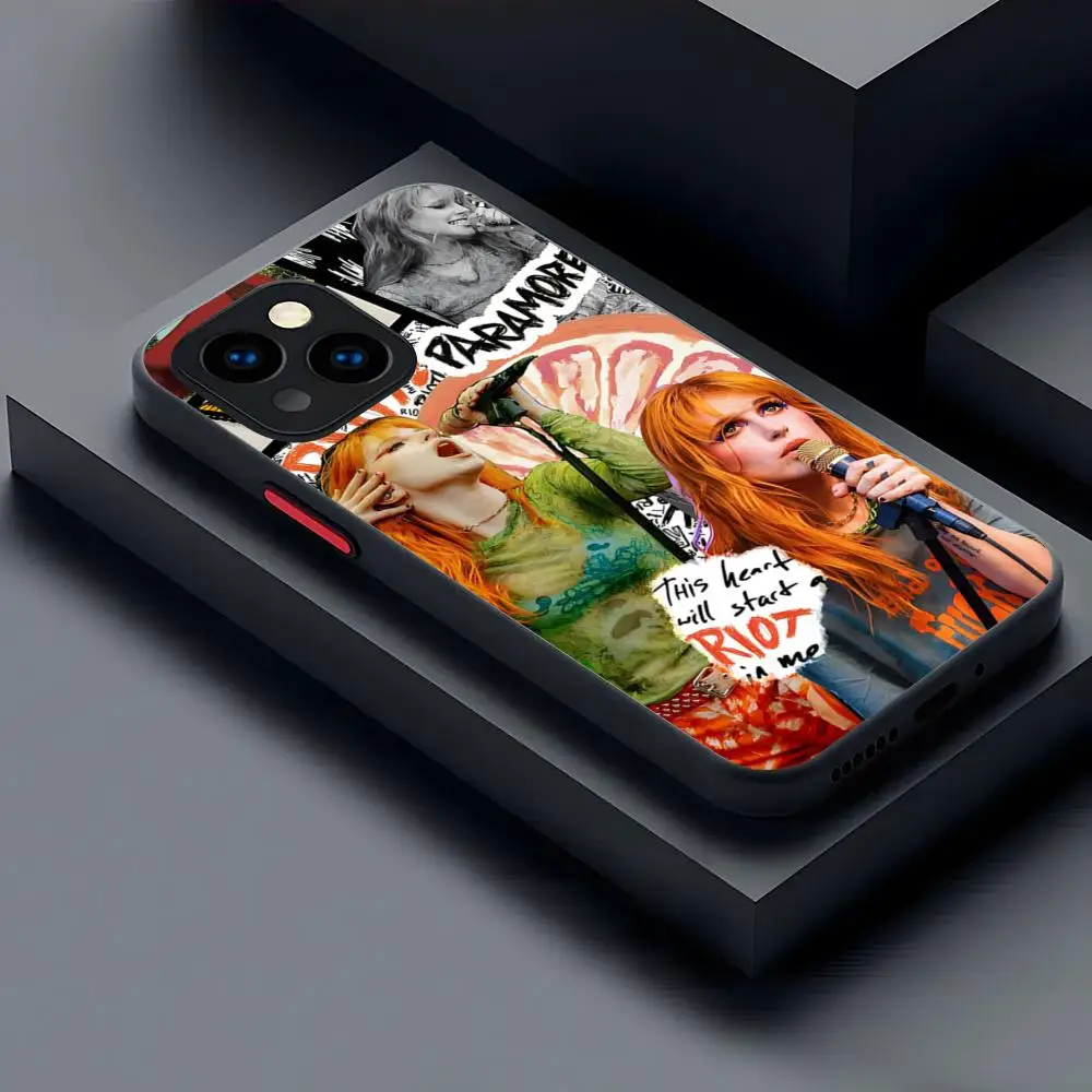 Phone Case COOL Band P-Paramore Matte Transparent For 16 15 IPhone 12 11 13 Pro Max X XR XS 8 SE Mini Plus Back Cover