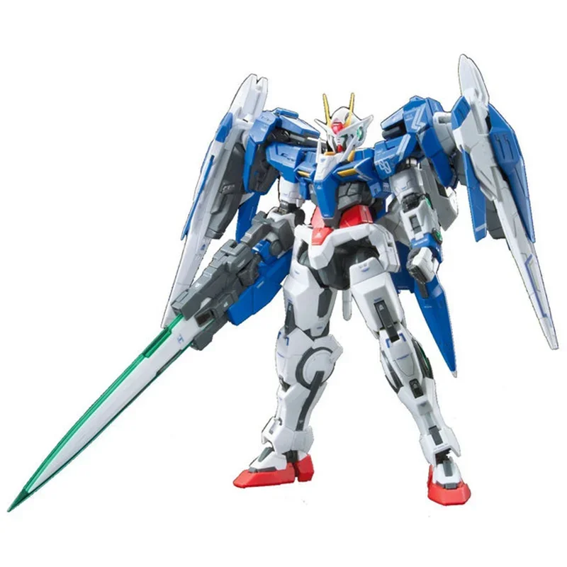 Прямая доставка Bandai оригинальная аниме-коллекционная модель GUNDAM RG 1/144 00 RAISER