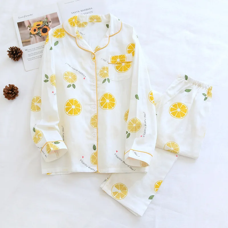 Sleepwear Women's Cotton Pajamas Breathable And Soft Pajama Set 2 Pieces Nightgown Cute Clothes Women's Night Pajamas