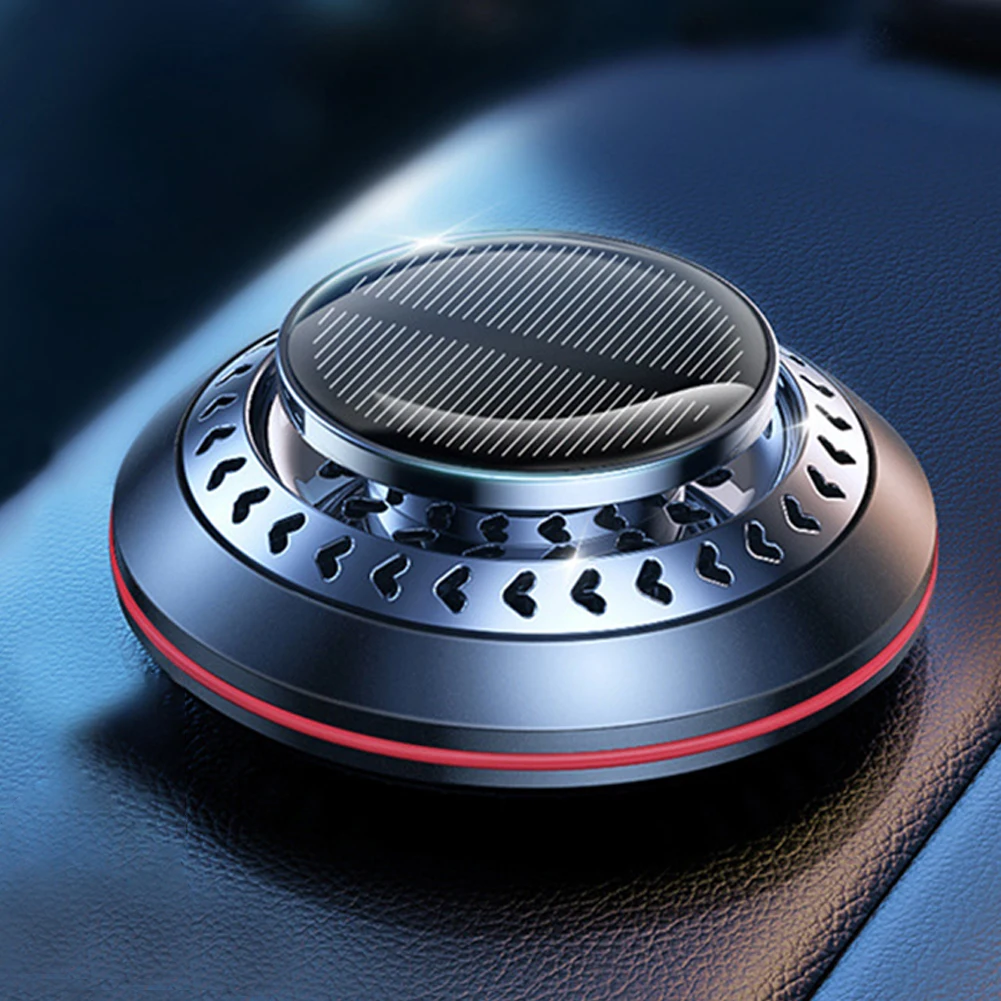 Вращающийся автомобильный освежитель воздуха на солнечной энергии ароматизатор