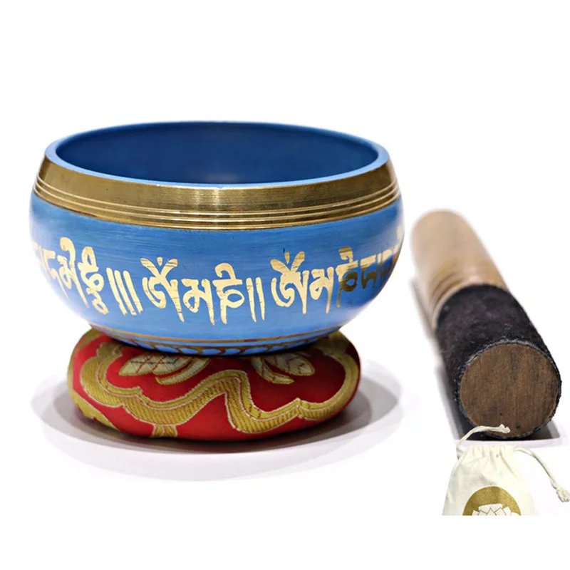 

Brass Nepal Bowls Tibetan Singing Bowls Sound Healing Instruments Meditation Instrument Percussion Yoga Musical Instrument Set