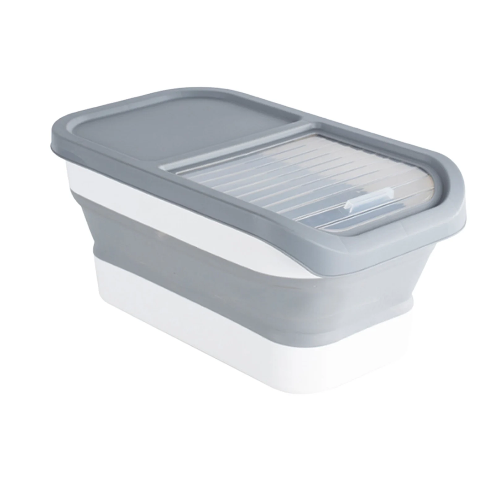 

Food Storage Container With Lid Airtight Foldable Rice Bucket Collapsible Rice Storage Bin With Lid Food Storage Containers With