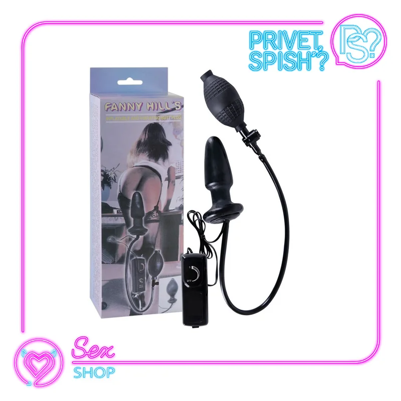 Универсальная анальная пробка-расширитель FANNY HILLS BLACK BUTT PLUG |
