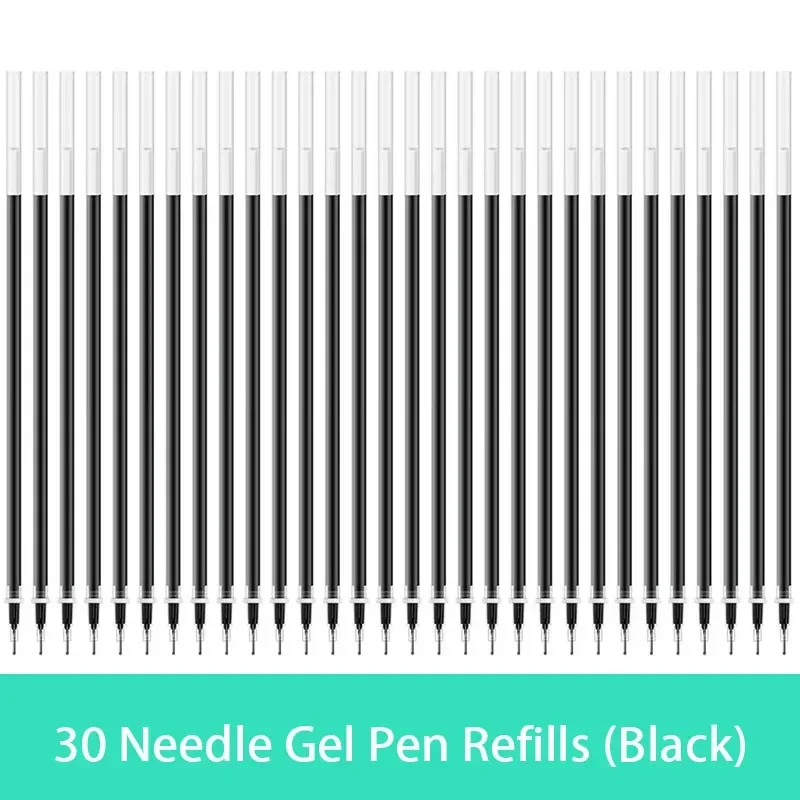 Гелевые стержни для ручек 0,5 мм  красные синие черные