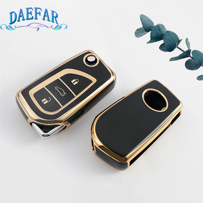 Новый стиль чехол для автомобильного ключа оболочка Toyota Auris Corolla Avensis Verso Yaris Aygo Scion