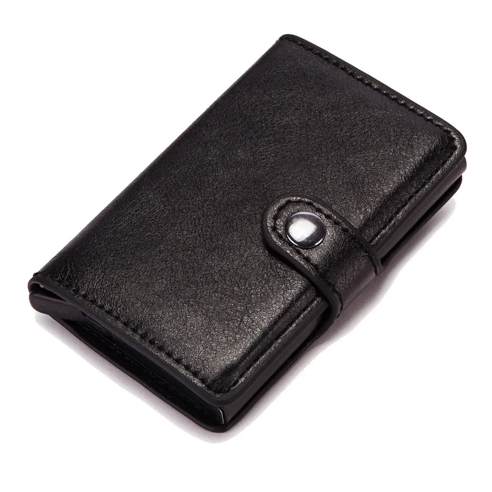Rfid Blocking Credit Card Holder Men Smart Wallet Aluminum Metal Business Bank Card Case Pocket CreditCard Cardholder