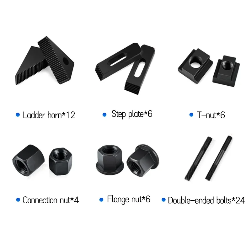 M8/10/12/14/16/18/20/22/24/30 58 шт. комплект зажима для фрезерования M16 зажимный Kts зажимной M20