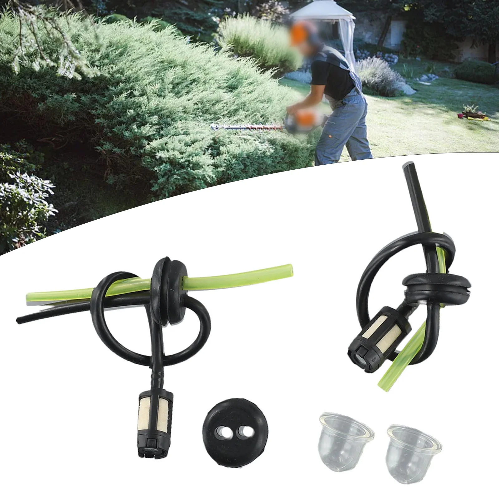 

New Tool Kit String Trimmer Part Supplies Trimmer Accessories Equipment For Brushcutter Fuel Filter Functional