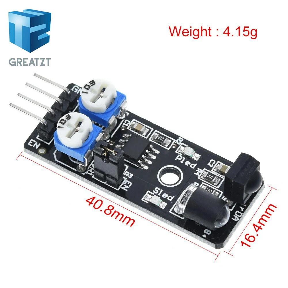 GREATZT KY-032 4-контактный ИК-инфракрасный модуль датчика предотвращения препятствий