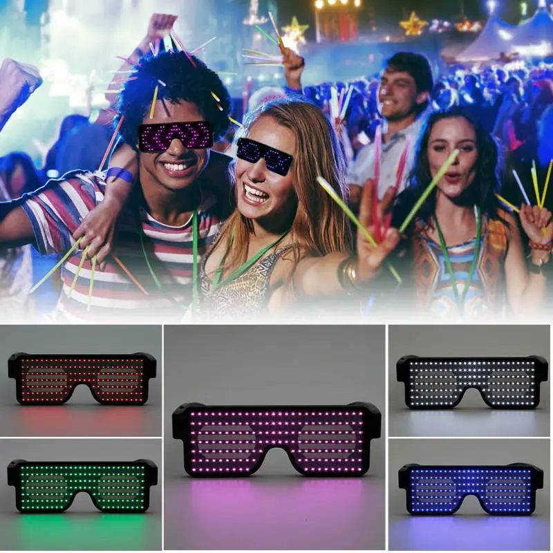 

Led Light Bar Led Light Bar Glasses Glow Party Christmas Concert Light Toys Christmas Concert Toy Glow Party Glasses Usb Charge