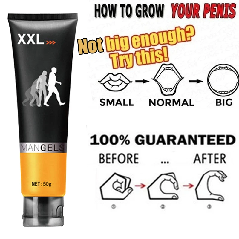 

XXL Best Big Dick Herbal Penis Enlargement Cream 50g Male Penis Extender Erection Enhancer Increase Cock Oil Thickening Growth