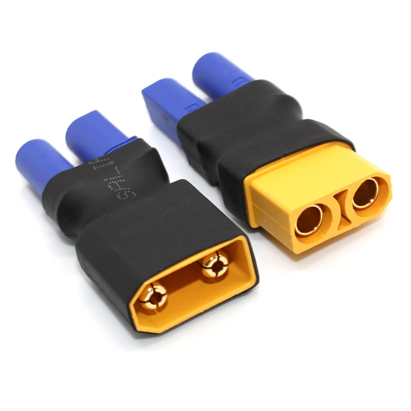 5 PCS Amass Adapter XT90 to EC5  Female to Male Connectors  Plug RC Lipo Battery Control Parts DIY