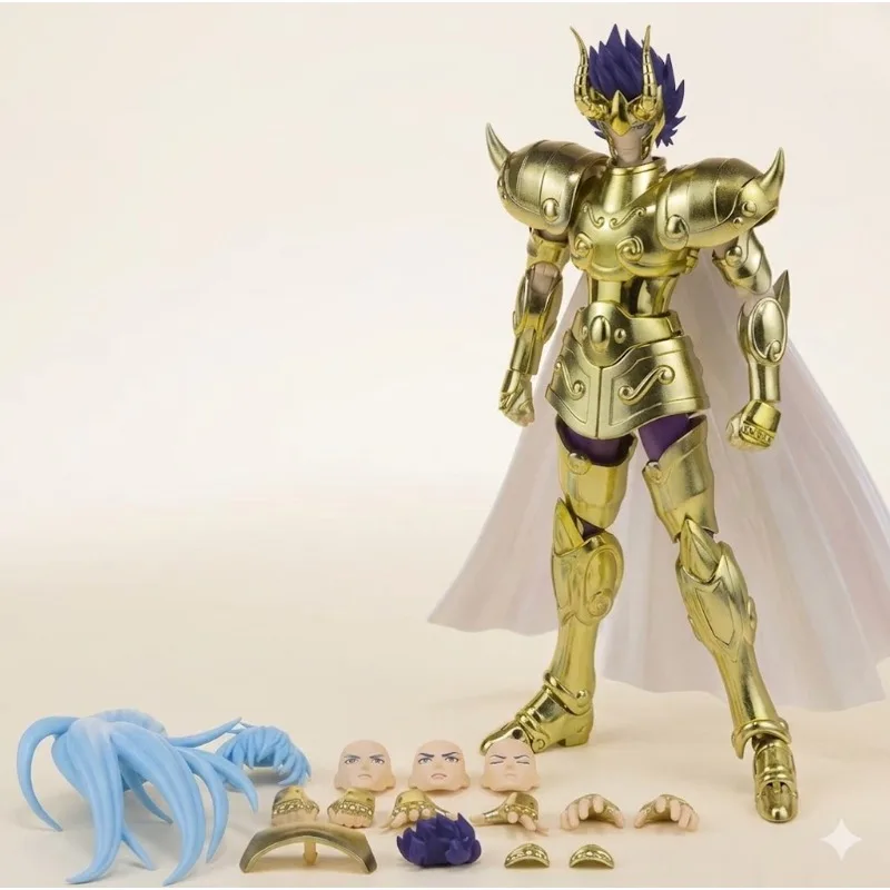 Фото В наличии: Коллекционная фигурка Saint Seiya ST Capricorn Shura Myth Cloth EX Gold Diecast Metal Armor, игрушка-подарок №3