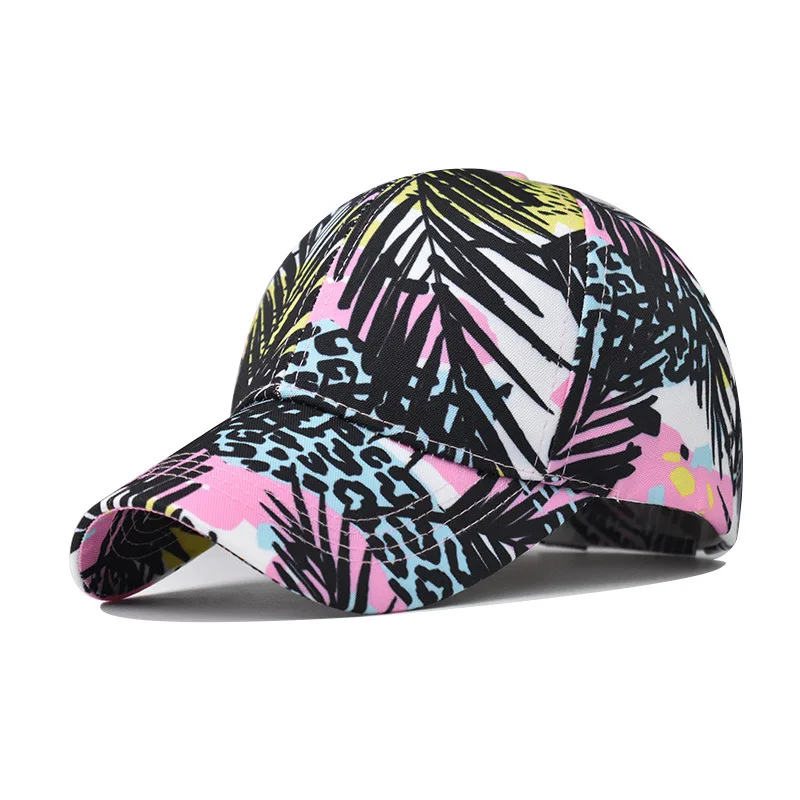 

Desginer Baseball Cap for Women Girl Sunhat Colorful Jungle Leopard Print Summer Cap for Woman Snapback Hat