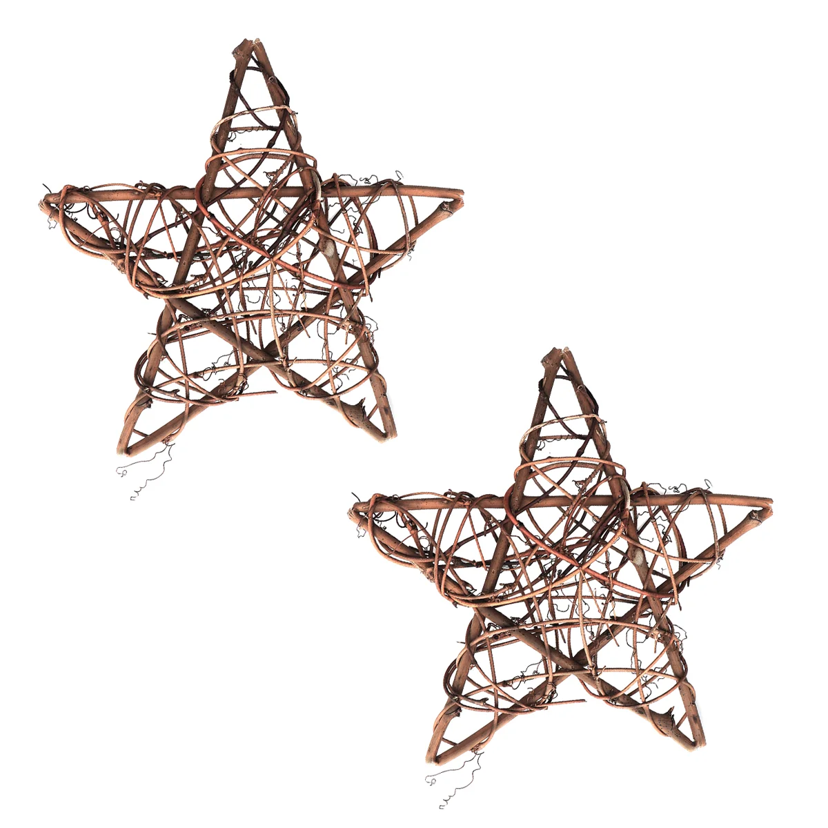 

Christmas Tree Wreathstar Wicker Rattan Natural Decorations Home Stars Ornaments Vine Decoration Crafts Grapevine Decor Party