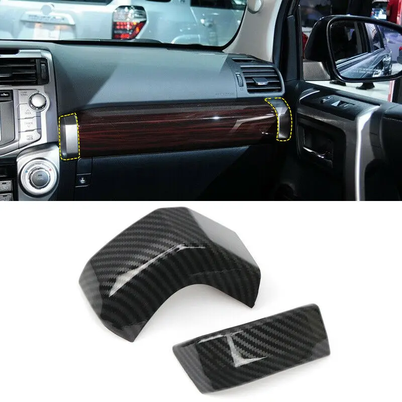 

Interior Side Dashboard Center Console Cover 2pcs For Toyota 4Runner 2014-2022