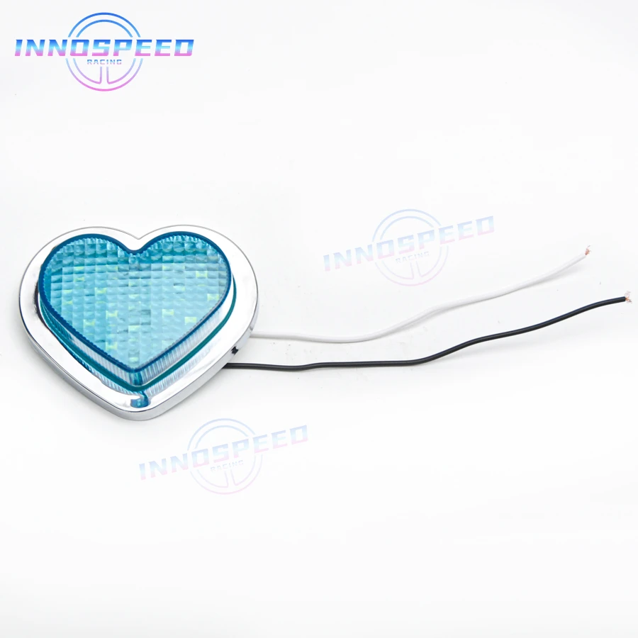 JDM автомобильные аксессуары 12 В в форме сердца