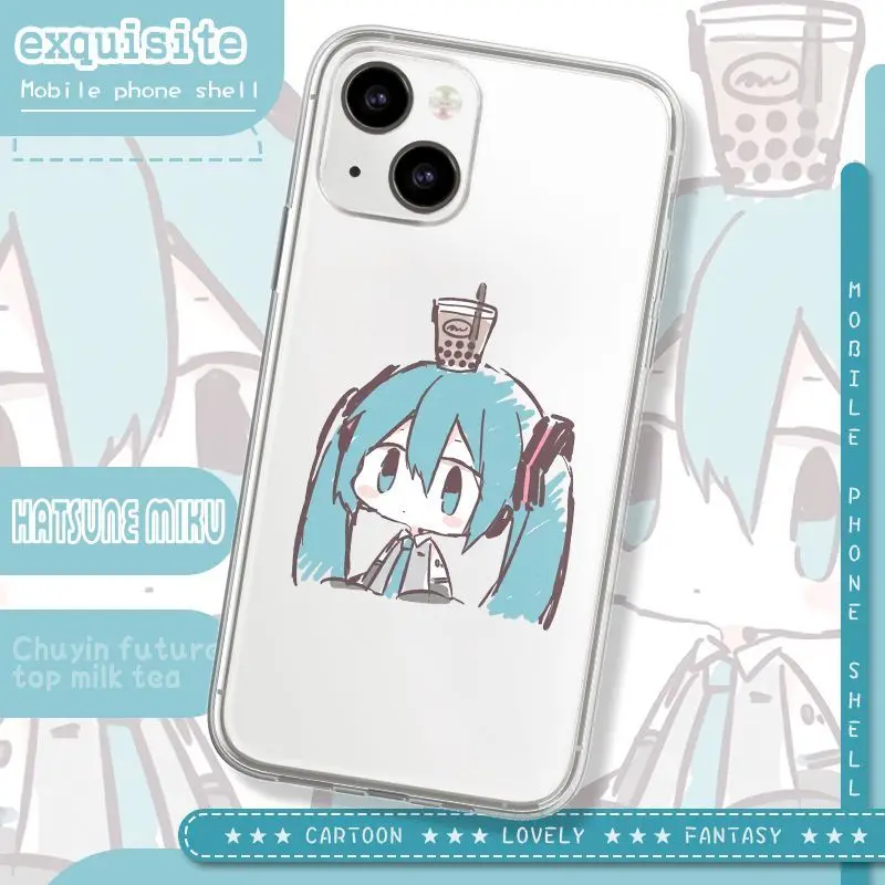 

Kawaii Мобильный телефон Hatsune Miku подходит для 1413Promaxiphone1211Pro7 8Xsmax Φ Decoration