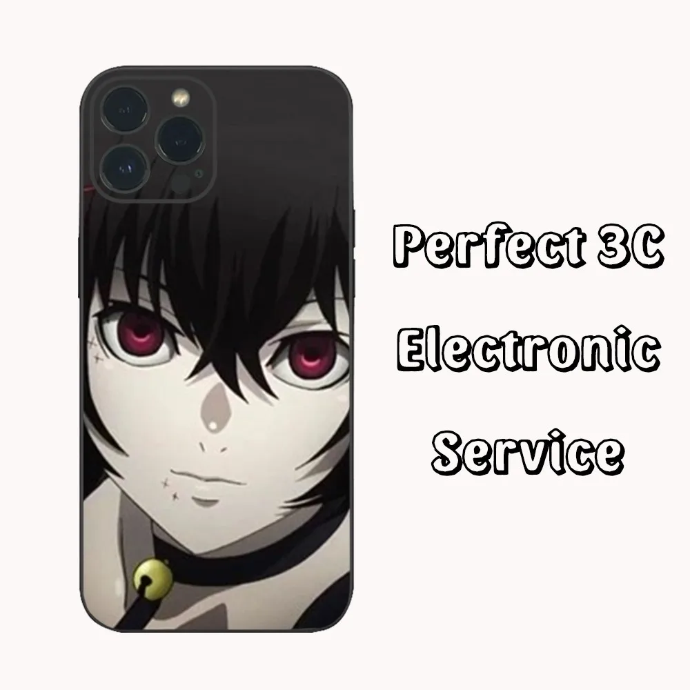 Аниме Т-Токио G-Гуль канеки Кен для зла матовая искусственная кожа iPhone15 14 13 12 Mini 11