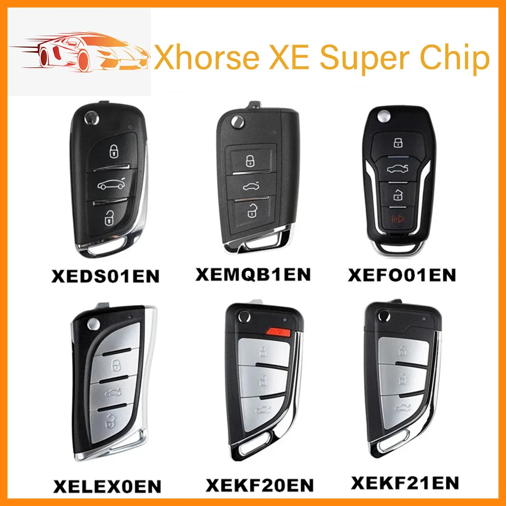 Xhorse VVDI Universal Super Remote With XT27 Chip For VVDI2 XEDS01EN XEMQB1EN XEFO01EN XELEX0EN XEKF20EN XEKF21EN Free Shipping