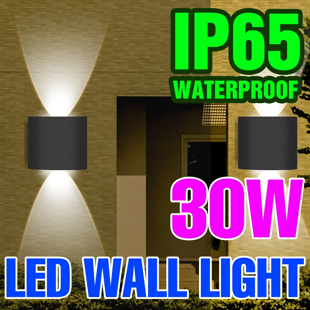 

220V LED Wall Light Bathroom Wall Light Home Decoration Accessories Waterproof AC85-265V Living Room Spotlight Street Lighting
