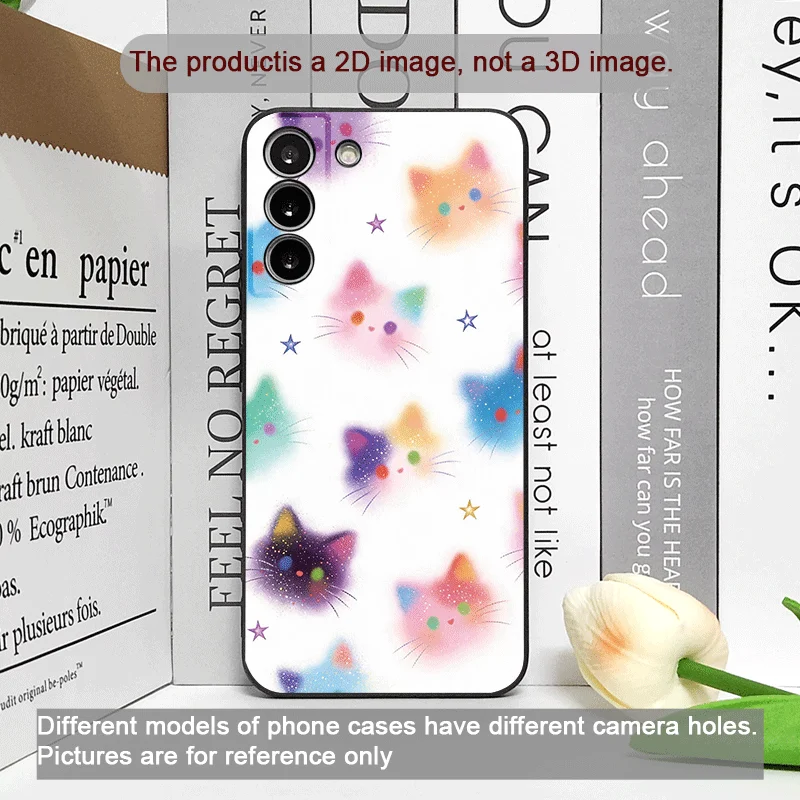 Фото Забавный чехол для телефона с принтом головы кота в стиле граффити для Huawei Nova 13 12 11 Pro 10 SE Mate 70 60 40 Pro Plus P60 P40, мягкий чехол №2