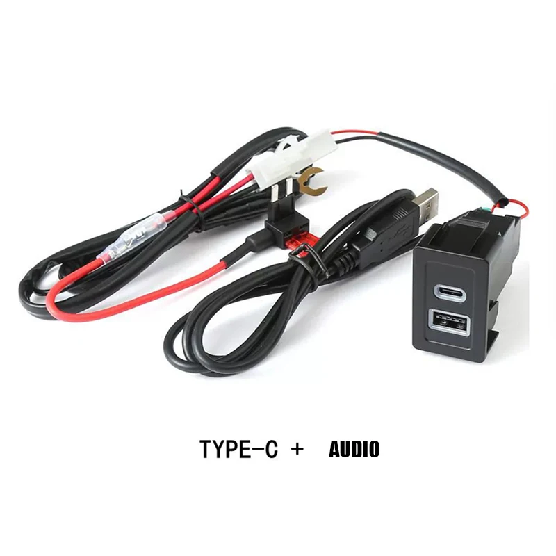 

1 шт., автомобильное зарядное устройство, розетка с двумя USB-портами PD Type C, адаптер питания для телефона Suzuki SX4 Swift Grand Vitara 06-12, аксессуары