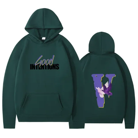 Vlone hoodie green AliExpress