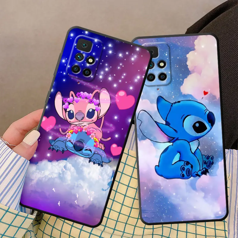 Чехол Bling Angel Kiss Stitch Pink bubble чехол для телефона для Oneplus 8T 8 10 Pro 9 Pro Nord 2 5G CE2 N10 N20 N100 N200 N300 10T 7T