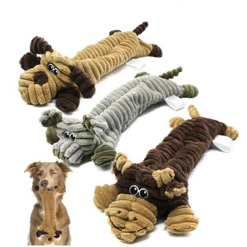 

Жевательные скрипучие игрушки для больших собак неразрушаемый плюш для игр игрушки для собак для обучения прочный устойчивый к укусам долг...