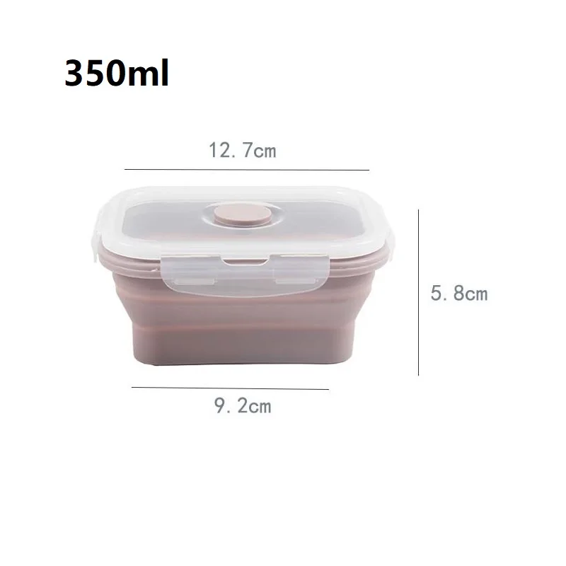 

Силиконовая складная коробка бэнто для столовой посуды