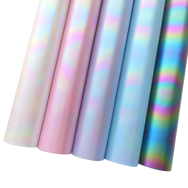 

Matte / Glossy Gradient Camo Faux Leather PU Synthetic Fabric Sheet for Making Handbags Headband DIY Handcraft 30x135cm