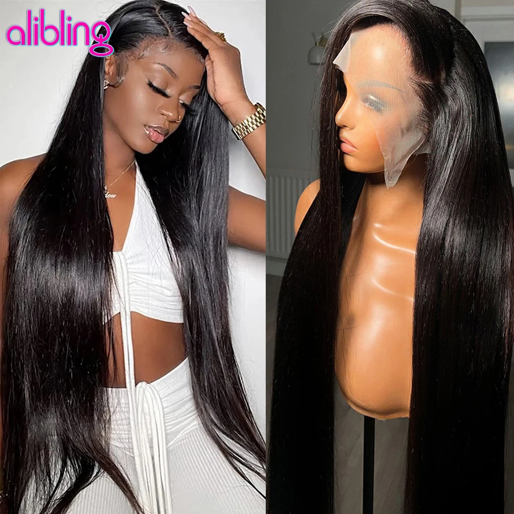 

Cheap Brazilian Lace Front Human Hair Wigs Pre Plucked 13x4 13x6 Transparent Lace Frontal Wig 360 30 34in Straight Full Lace Wig