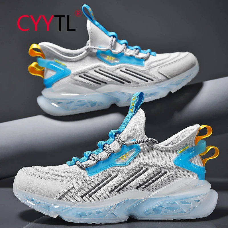 

CYYTL/мужские кроссовки, летняя модная дышащая мужская обувь для бега для мальчиков, удобная платформа для баскетбола, спорта, нескользящего т...