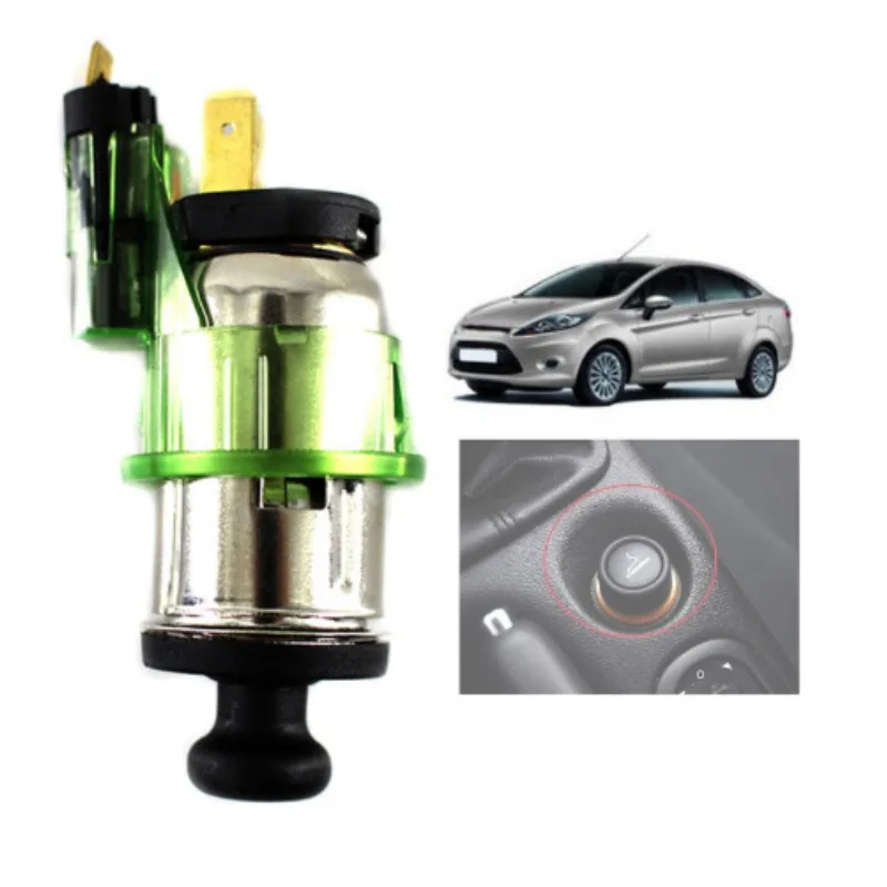 Фото 98AG15052CB Cigarette Lighter Assembly Three Piece Set for  Ford Focus Fiesta Mondeo S-MAX Interior Replacement Parts №4